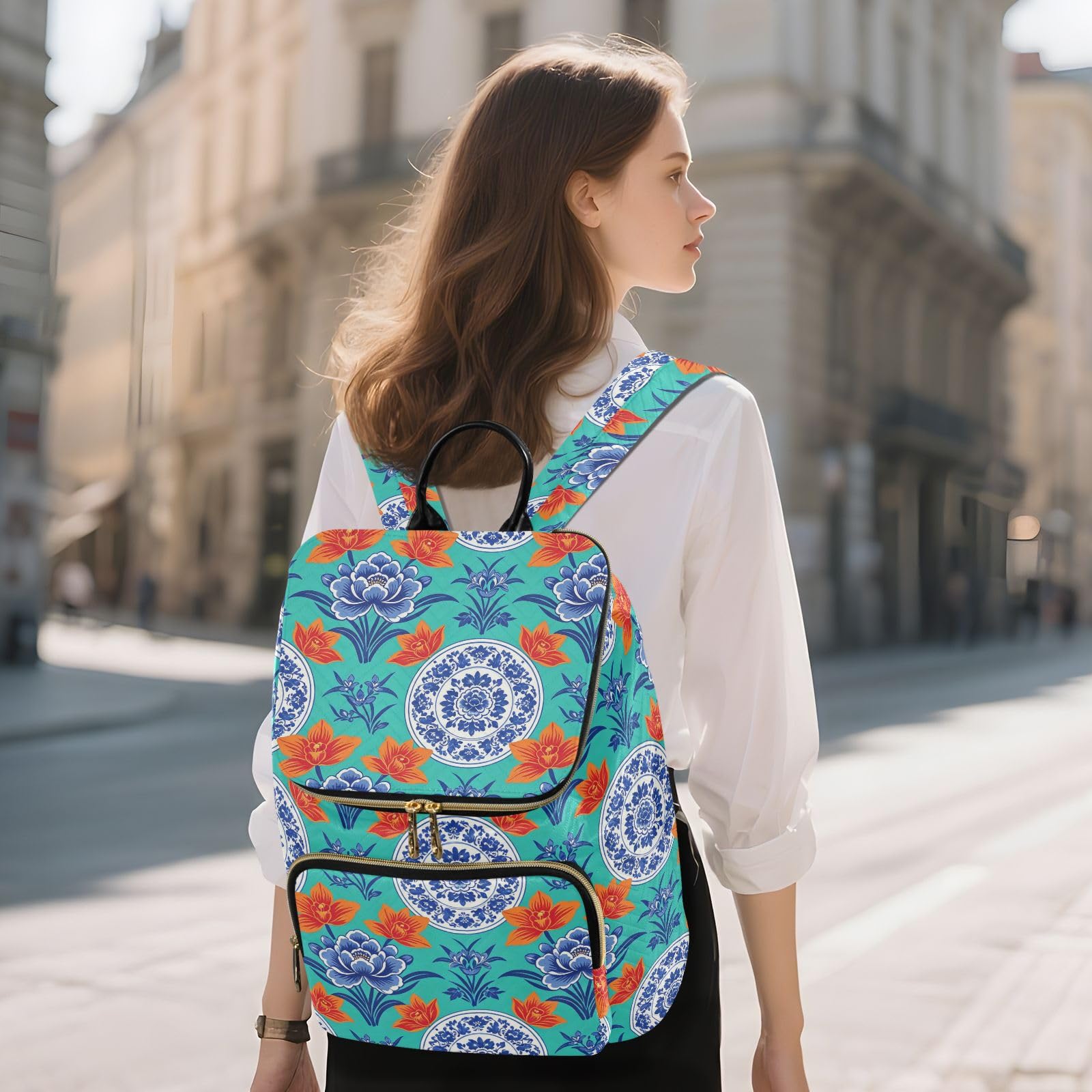 Zaino alla moda da 15L per le donne robusto resistente all'usura