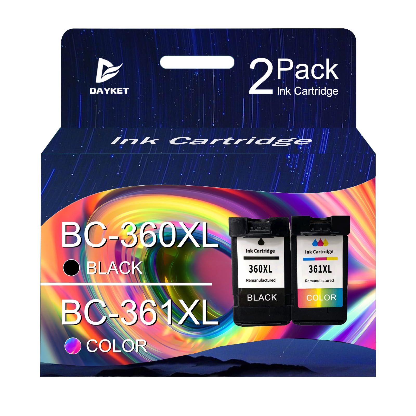 Amazon.com: AENERN BC-360 Ink Cartridges Compatible for Canon BC 