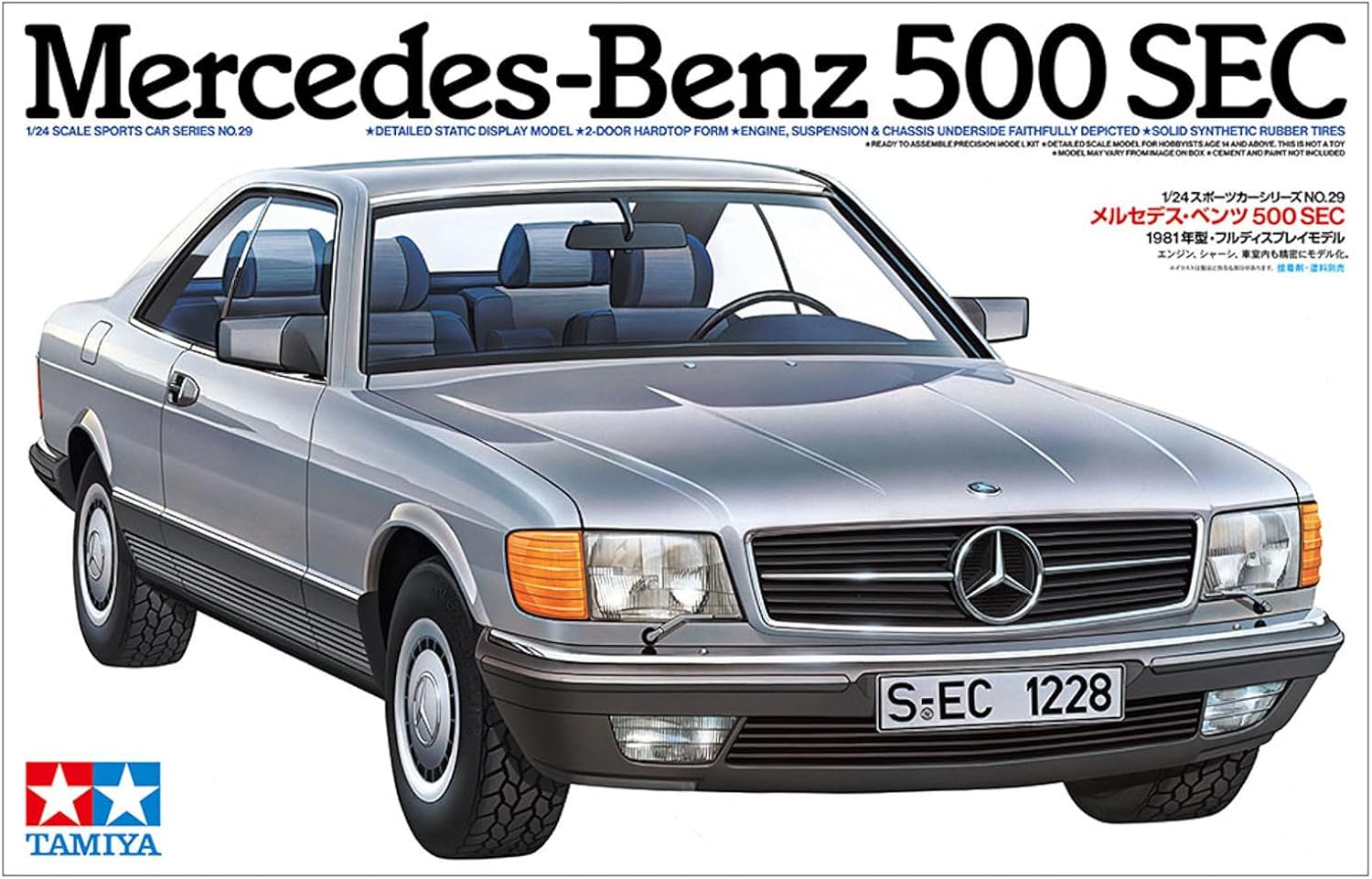TAMIYA 1/24 Mercedes-Benz 500 SEC TAM24029