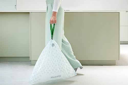 Miniatura 7 de Brabantia PerfectFit - Bolsas de basura (tamaño R9.5 galones) de plástico grueso con asas de cordón (120 bolsas)