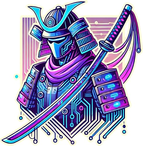 Samurai Warrior - Adhesivo de combate Katana de alta tecnología