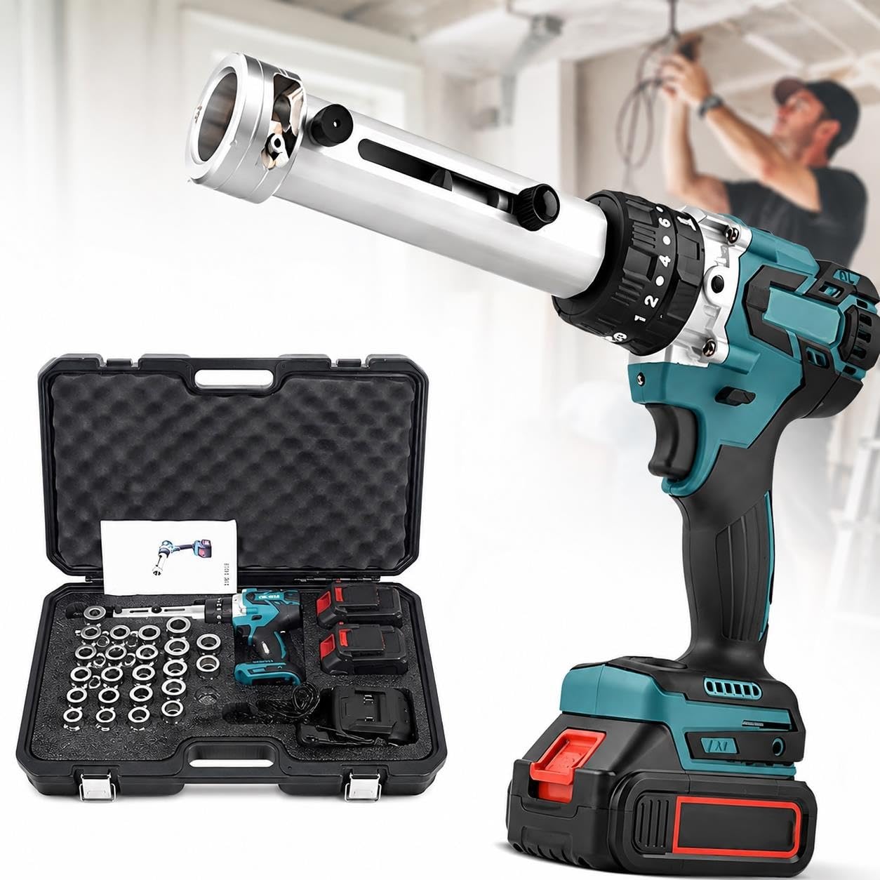Macchina Spelafili Automatica Cordless Pro con Batteria al Litio
