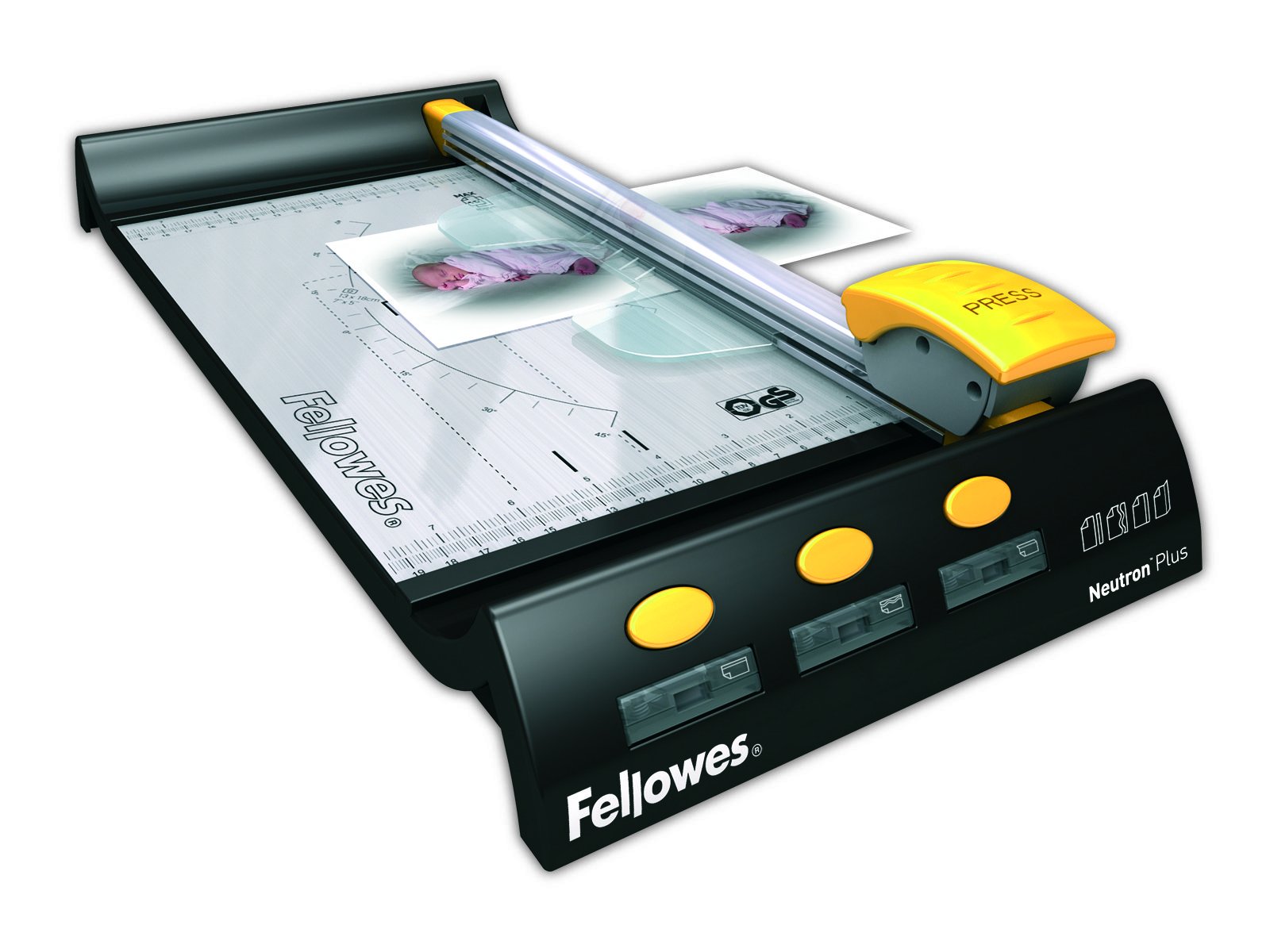 Fellowes Neutron Plus A4 Trymer do Papieru, Szary