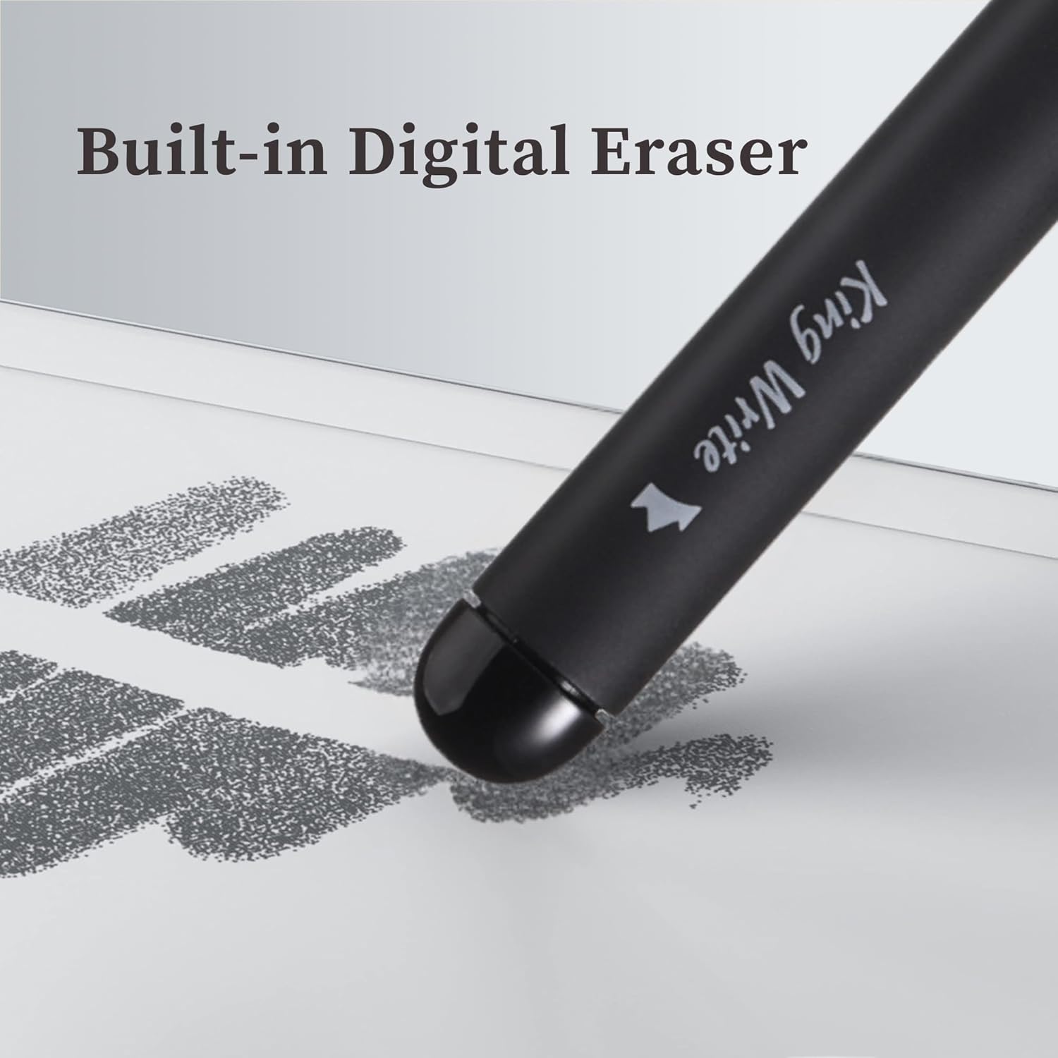 MR05 EMR Stylus for Kindle Scribe/Remarkable 2 with Digital Eraser, 4096 Pressure Sensitivity, Palm Rejection, Digital Pen for EMR Devices/Tablet with 10 Tips-Black