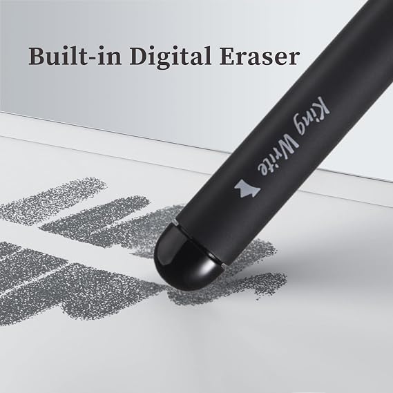 MR05 EMR Stylus Pen for Kindle Scribe & Remarkable 2, Black | Battery-free EMR stylus with digital eraser, 4096 pressure levels, palm rejection and 10 replacement tips.