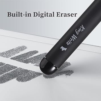 MR05 EMR Stylus Pen for Kindle Scribe & Remarkable 2, Black | Battery-free EMR stylus with digital eraser, 4096 pressure levels, palm rejection and 10 replacement tips.
