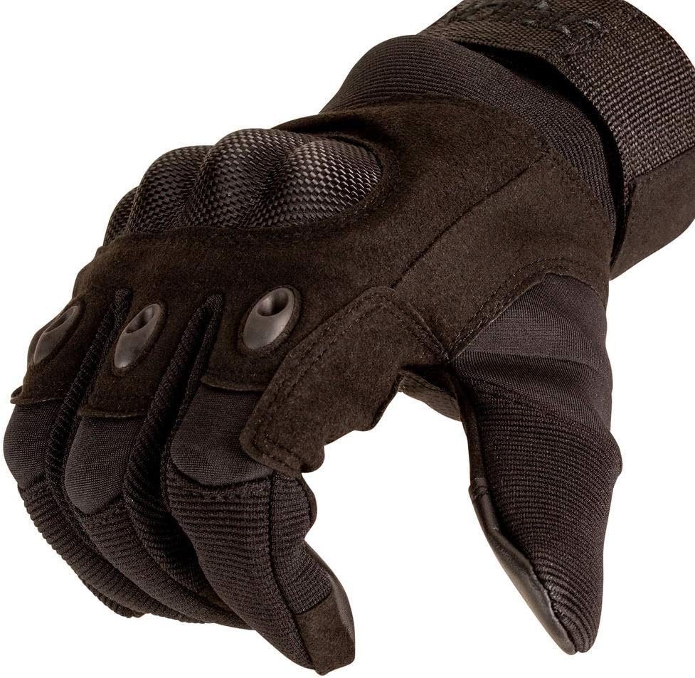 ORIION Tactical Gloves for Men | Size Airsoft Gloves | Heavy Duty Shooting Gloves for Paintball, Motorcycle, and Climbing | Military Tactical Full-Finger Gloves with Hard Knuckle : Sports & Outdoors