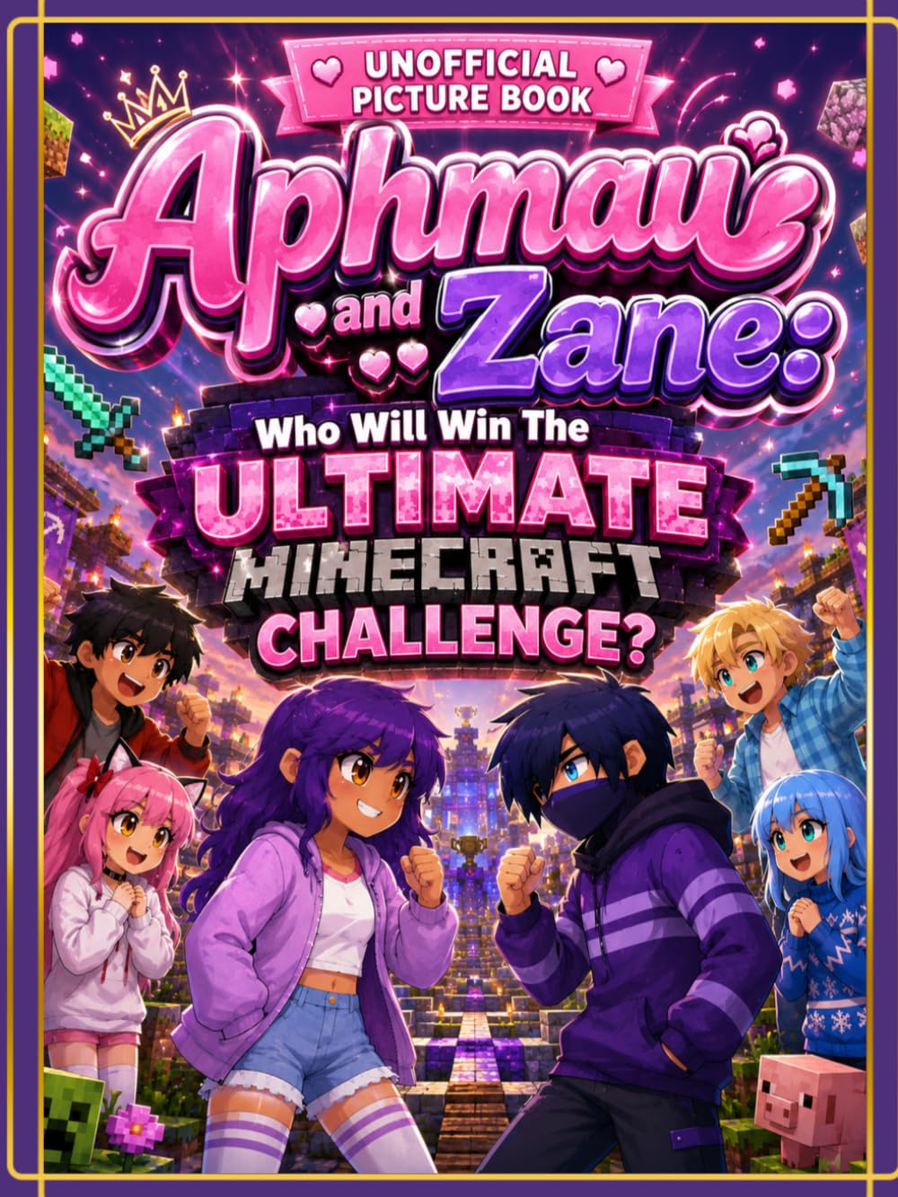 Aphmau and Zane: Who Will Win The Ultimate Minecraft Challenge? (Unofficial Picture Book)