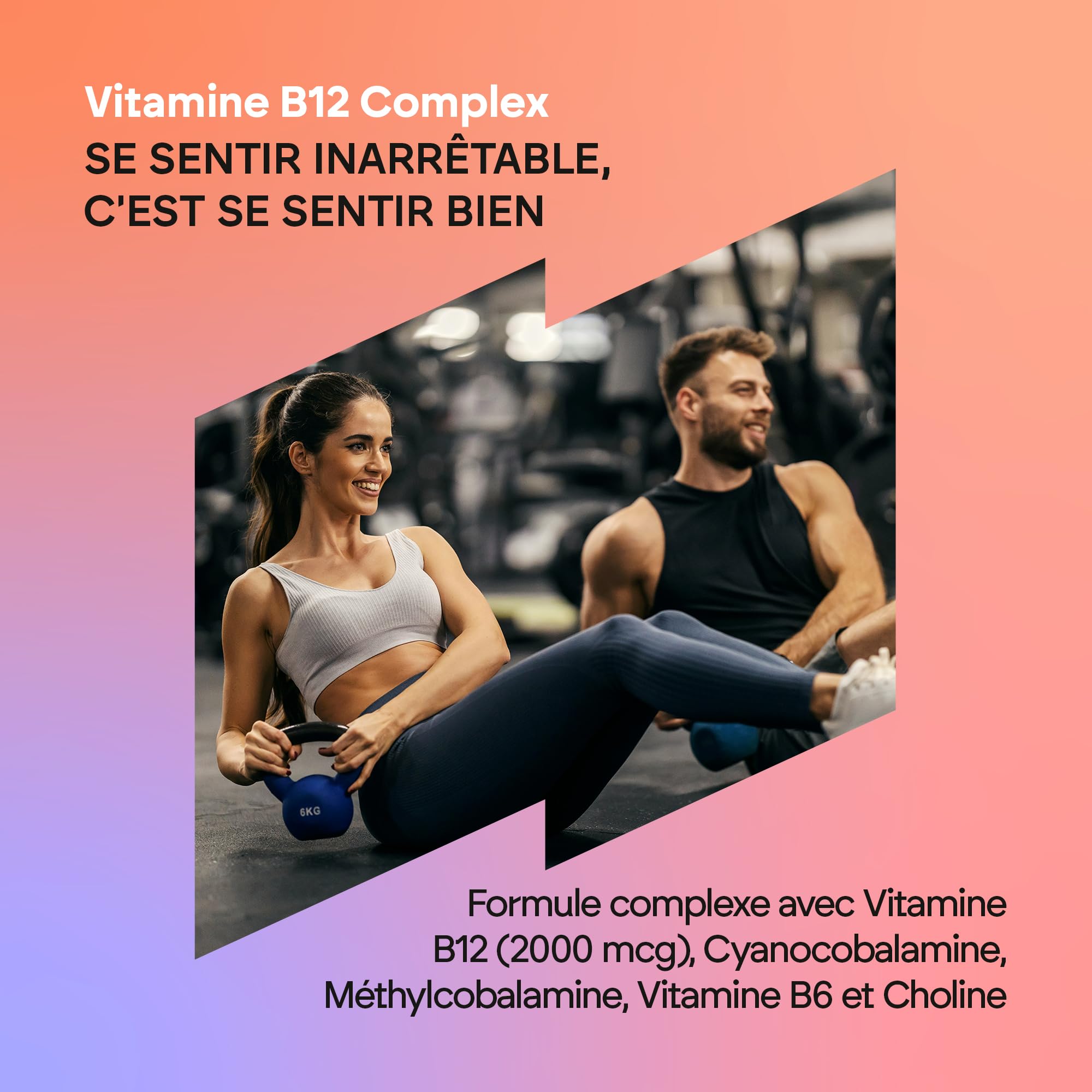 Vitamine B12 Vegan 2000mcg Méthylcobalamine et Cyanocobalamine - Fatigue et immunité - 120 Comprimés Végétaliens Nutralie