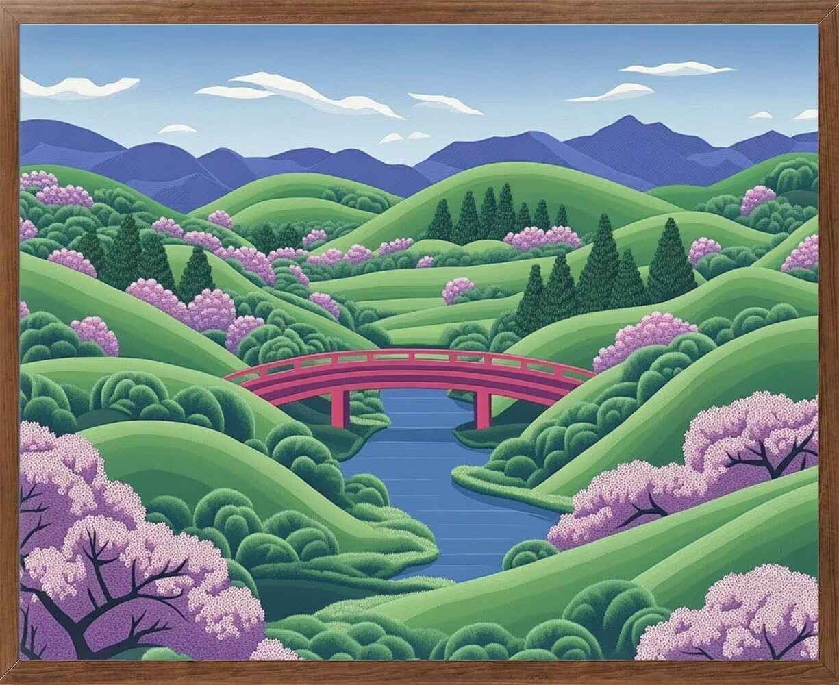 Mountain Diamond Painting Kompletny prezent 135 x 100 cm L-5333