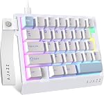 A.JAZZ AK029 Wired One-Handed RGB Gaming Keyboard,29-Key Layout with Magnetic Switch 8kHz Polling Rate,HotSwap Custom Mechanical Keyboard Adjustable Actuation,Esports-Grade Gasket Keypad for Gamer