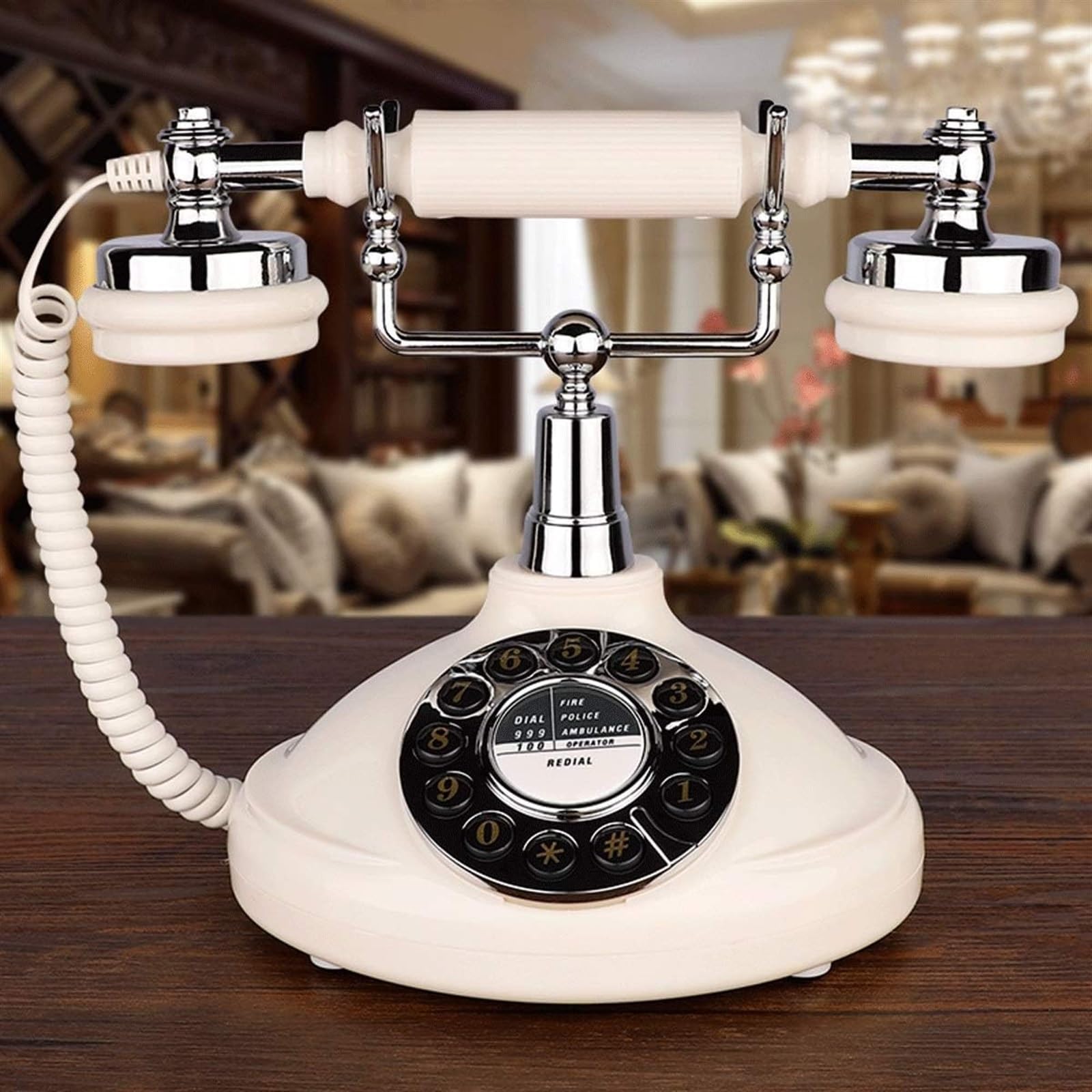 Téléphone rétro de style européen antique pour revivre les souvenirs