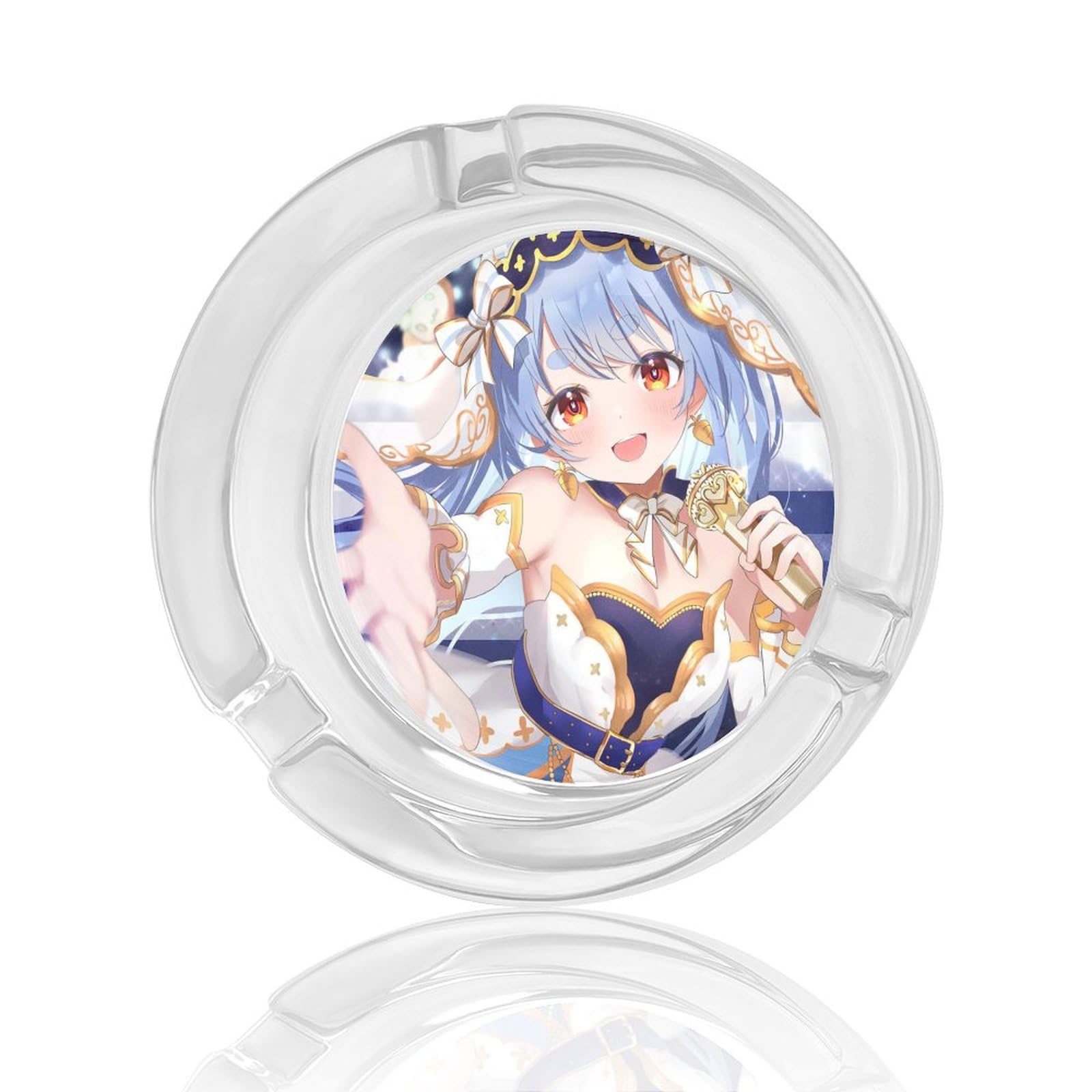 Amazon.co.jp: 灰皿 VTuber 兎田ぺこら ガラス はいざら ガラス灰皿