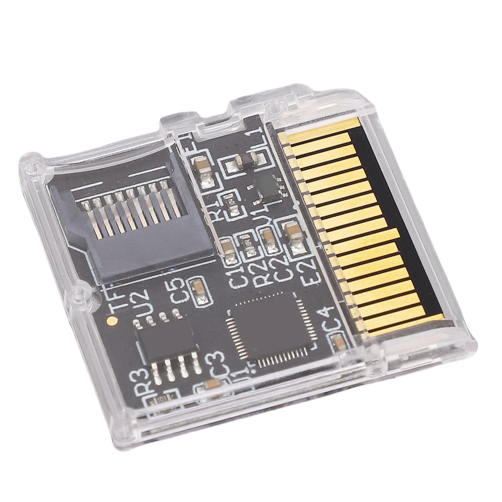 Cuifati Dispositivo di Backup di Giochi per Console Portatili 3DS 2DS, Driver Chip FPGA NTRBOOT con Nucleo in LEGNO, Supporto Scheda di Memoria FAT32 Fino a 64 GB, Strumento di Backup di Schede di