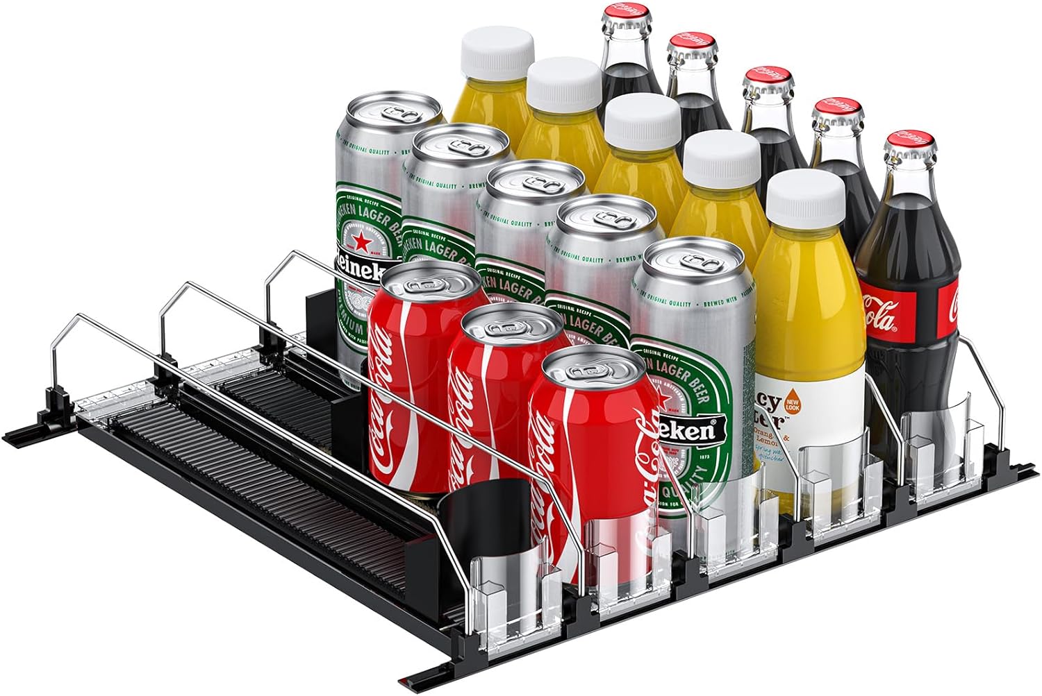 Amazon.com: FUNYKICH Soda Can Organizer, Drink Organizer for Fridge ...