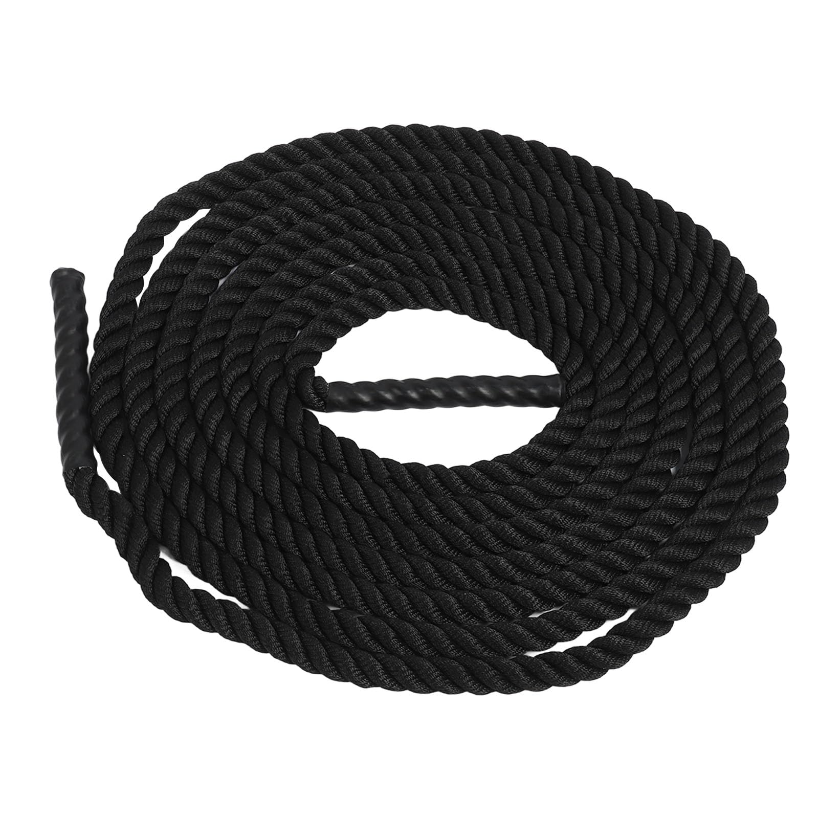 Jiawu Power Battle Rope 12 M/39,4 Piedi Corda da Allenamento in Poliestere Ad Alta Resistenza Alla Trazione Versatile per Palestra Domestica, Corda per Esercizi Migliore Coordinazione e Resistenza