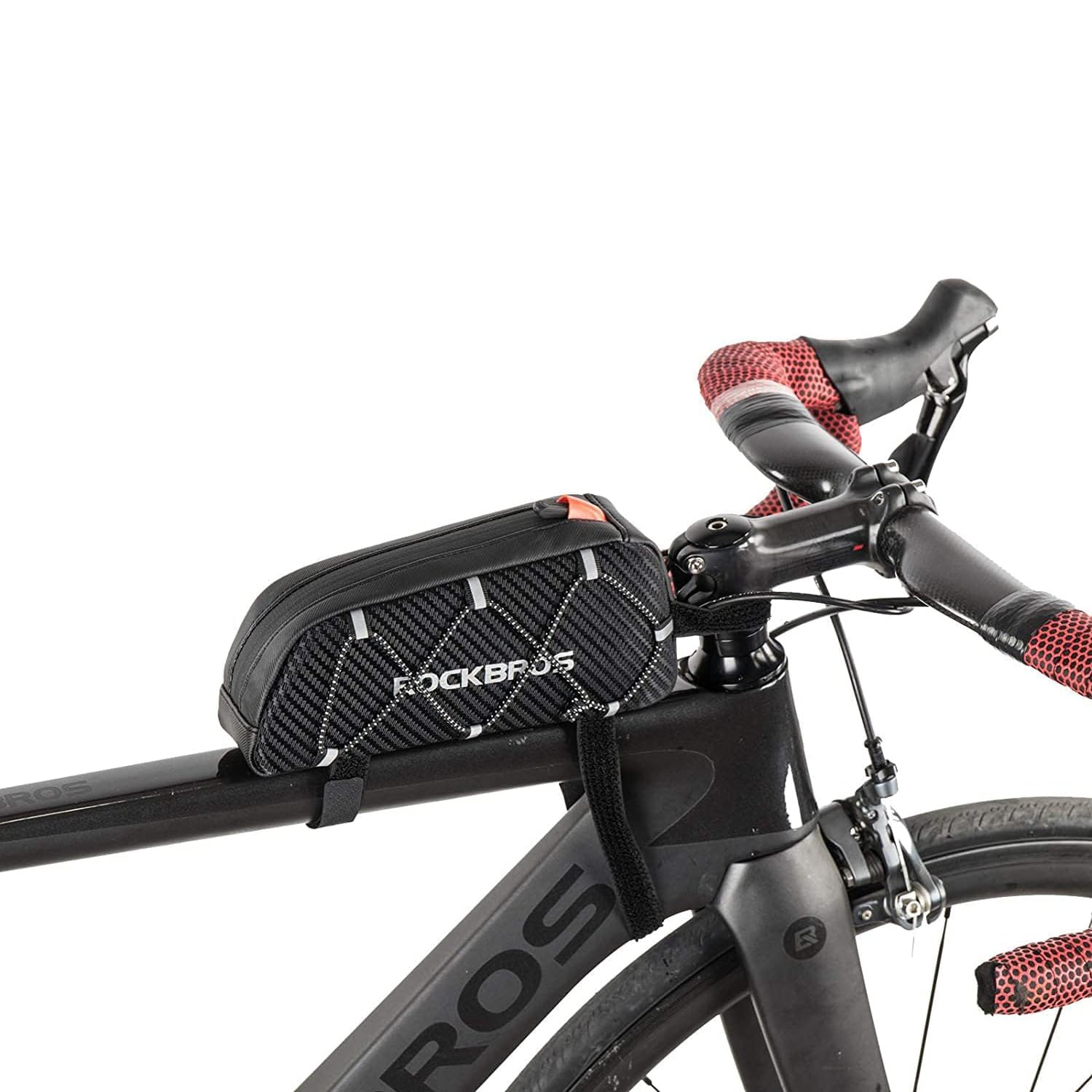 ROCKBROS Bicycle Handlebar Bag, Mobile Top Tube Bag for MTB Bike Road Cycling