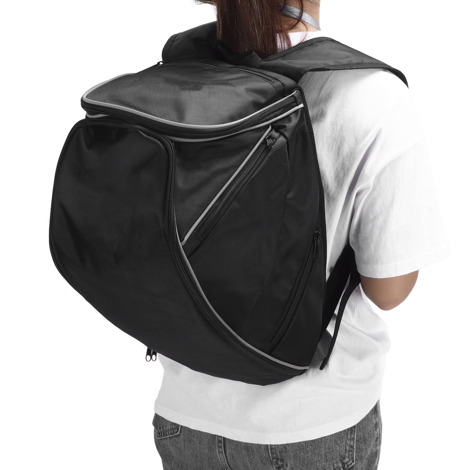 Borsa da equitazione per moto Casco impermeabile Bagagli da viaggio Zaino da moto in tessuto Oxford