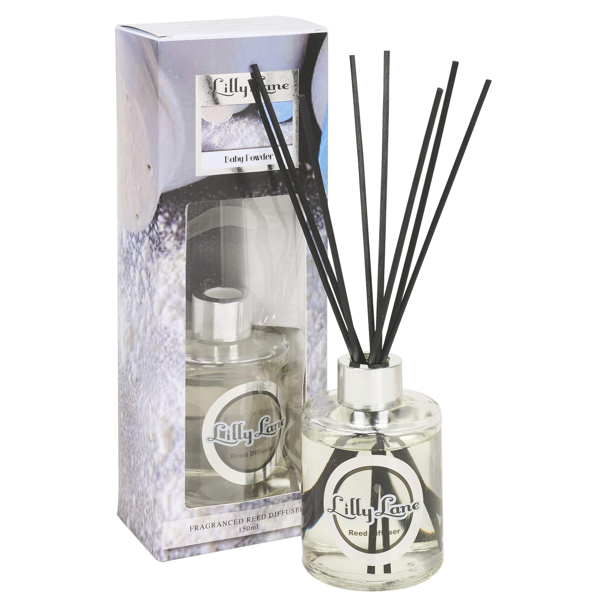 URBNLIVING 150ml Aroma Diffuser Air Freshener Reed Perfume Home Fragrance Scented Oils (Baby)