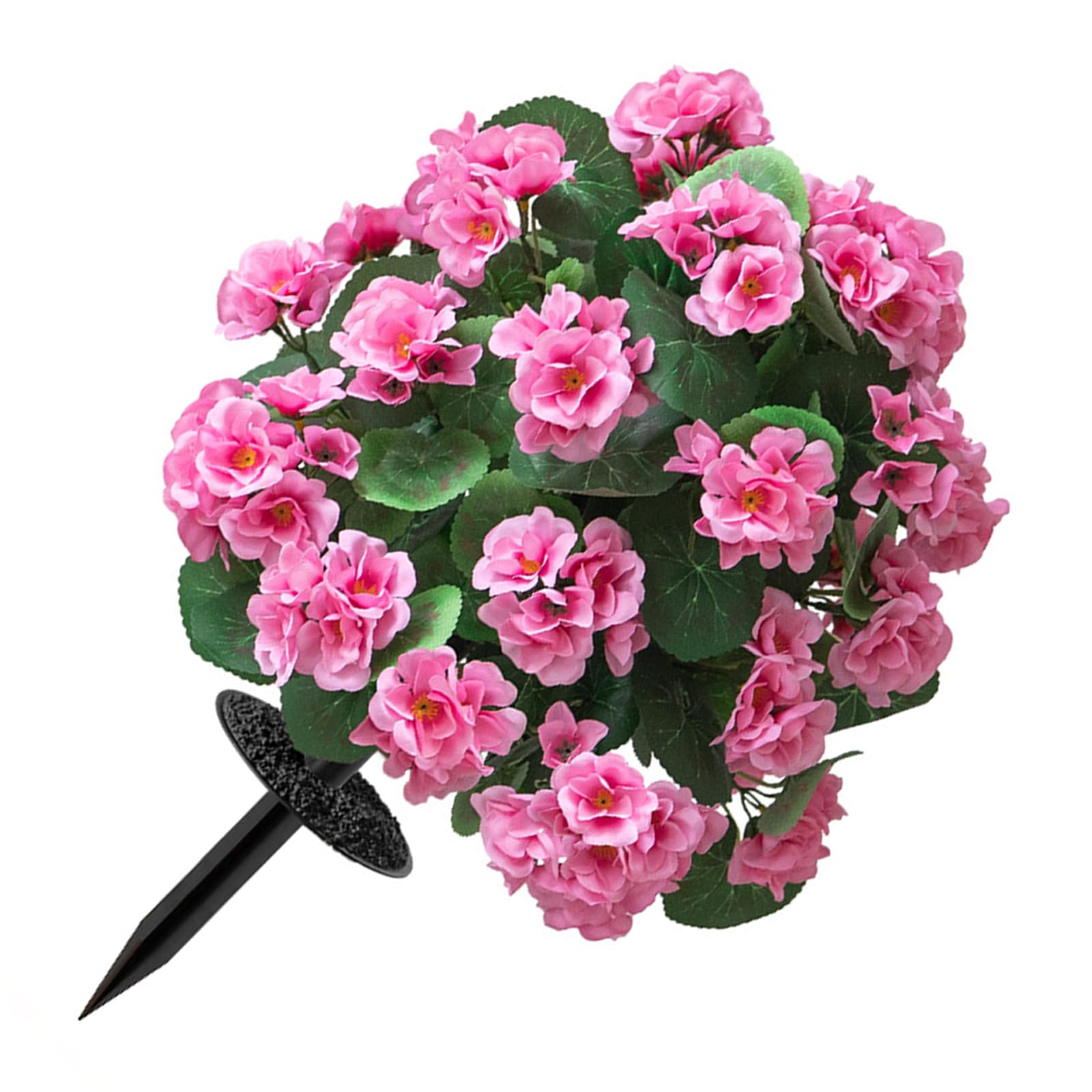 JSGHGDF Without Maintenance Artificial Crabapple Bush with Sturdy Bottom Plate Wedding Parties Blossomy for Patios Decors Enhancement Artificial Crabapple Flower