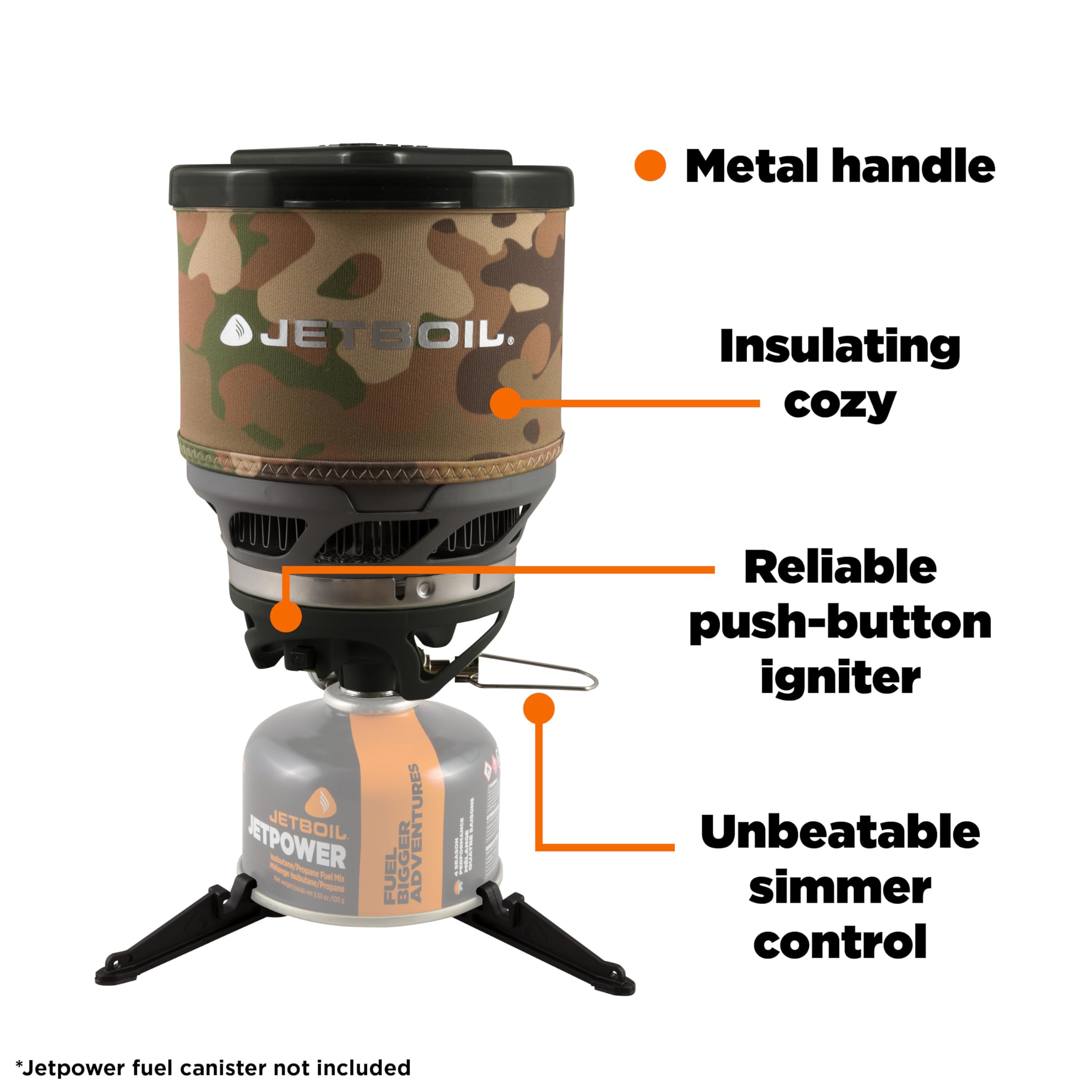 JETBOIL ストーブ コンパクト Jetboil MiniMo Camping and Backpacking Stove Cooking System