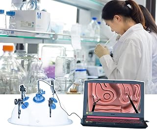 Caixa De Treinamento De Simulador LaparoscóPico, 10 MóDulos De Treinamento + EndoscóPio De 30 ° + 4 Instrumentos CirúRgicos, Para Uso PráTico De Treinamento De Estudantes