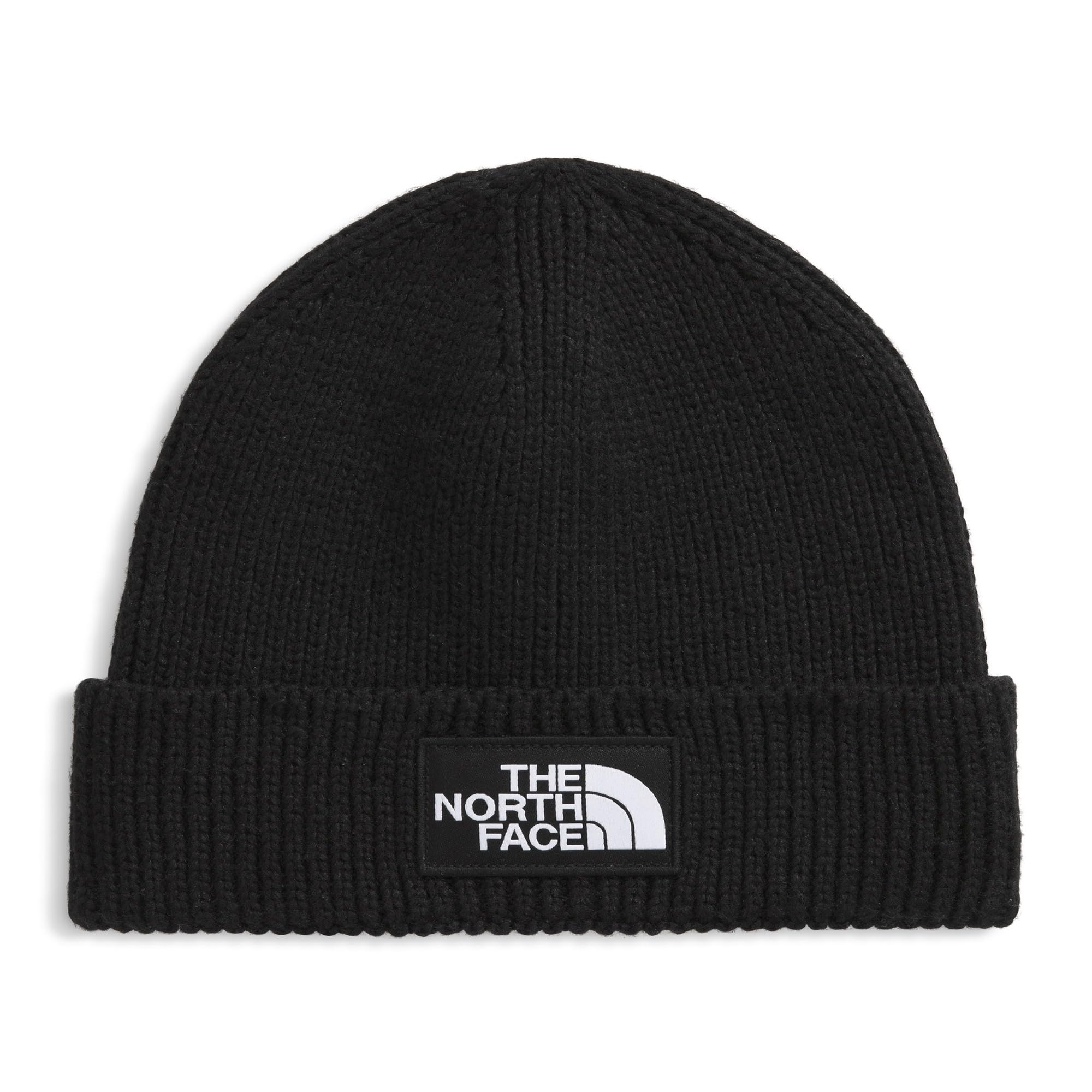 The North Face Unisex Logo Box Cuffed Beanie, TNF Black, One Size