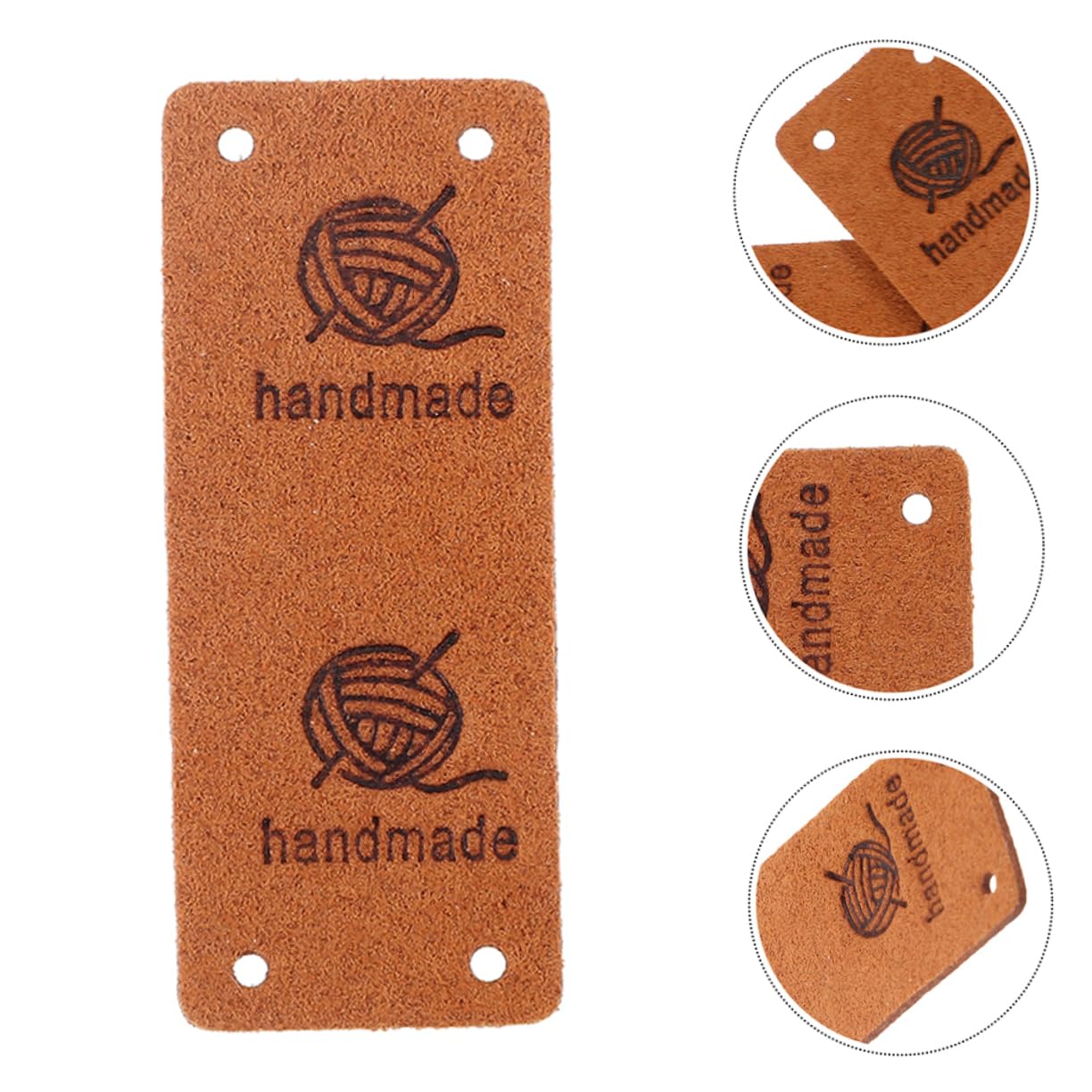 No.537 染色タグ 帽子サボテンタグ 革タグ レザータグ ハンドメイド No