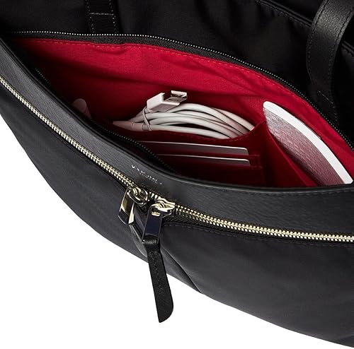 Miniatura 3 de KNOMO Grosvenor - Bolso de hombro de nailon para laptop, para mujer, se adapta a computadoras de 15 pulgadas