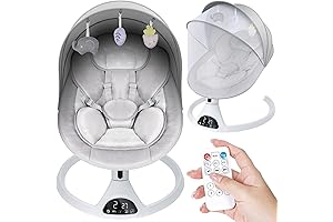Omzer Electric Baby Swing with Remote Control for Infants to Toddlers.