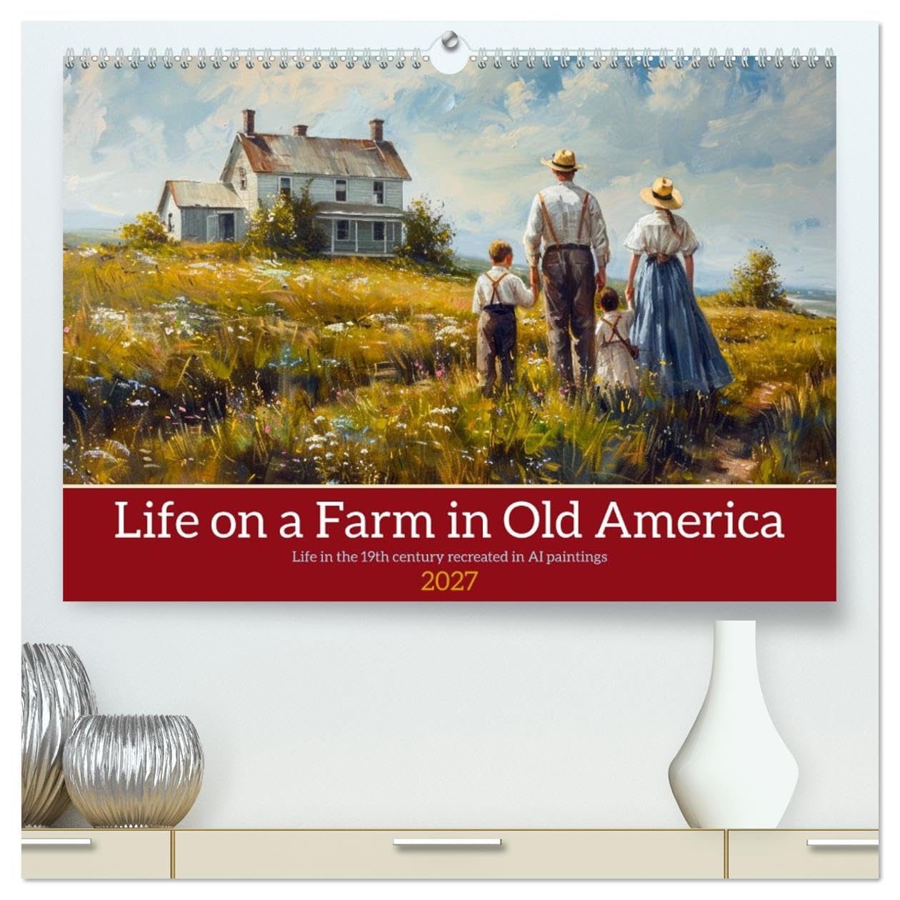 Life on a Farm in Old America (High Quality Premium Wall Calendar 2027 DIN A2 landscape),CALVENDO 12 Month Wall Calendar: Be inspired by the beauty and magic of the simple life