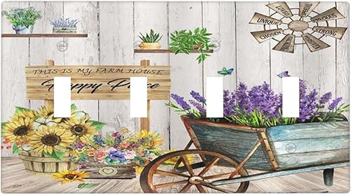 Miniatura 81 de París Torre Eiffel Arco de Triunfo Paisaje de la Ciudad Europea Rosa 1 Gang Interruptor de Luz Cubierta de Interruptor de Toma Dúplex Placa de pared