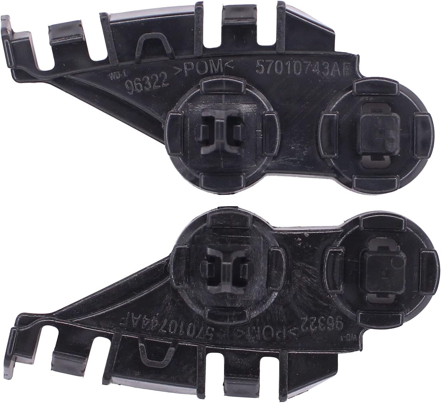 NewYall Front Bumper Bracket Retainer Mounting for Chrysler 300 2011-2020 Left and Right Side 57010745AF 57010744AE