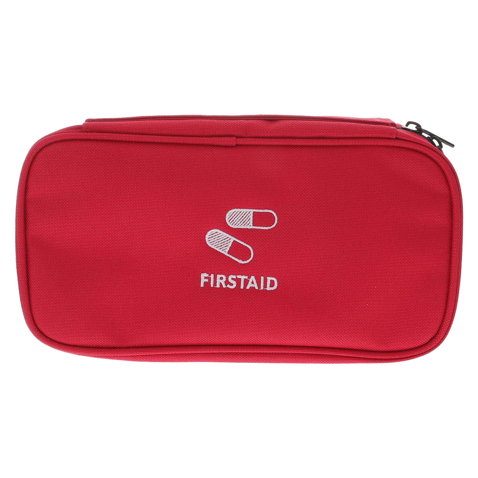 Ipetboom Portable First-aid Pouch Medicine Case Oxford Pouch for Bag Empty Emergency Kit Mesh Pockets