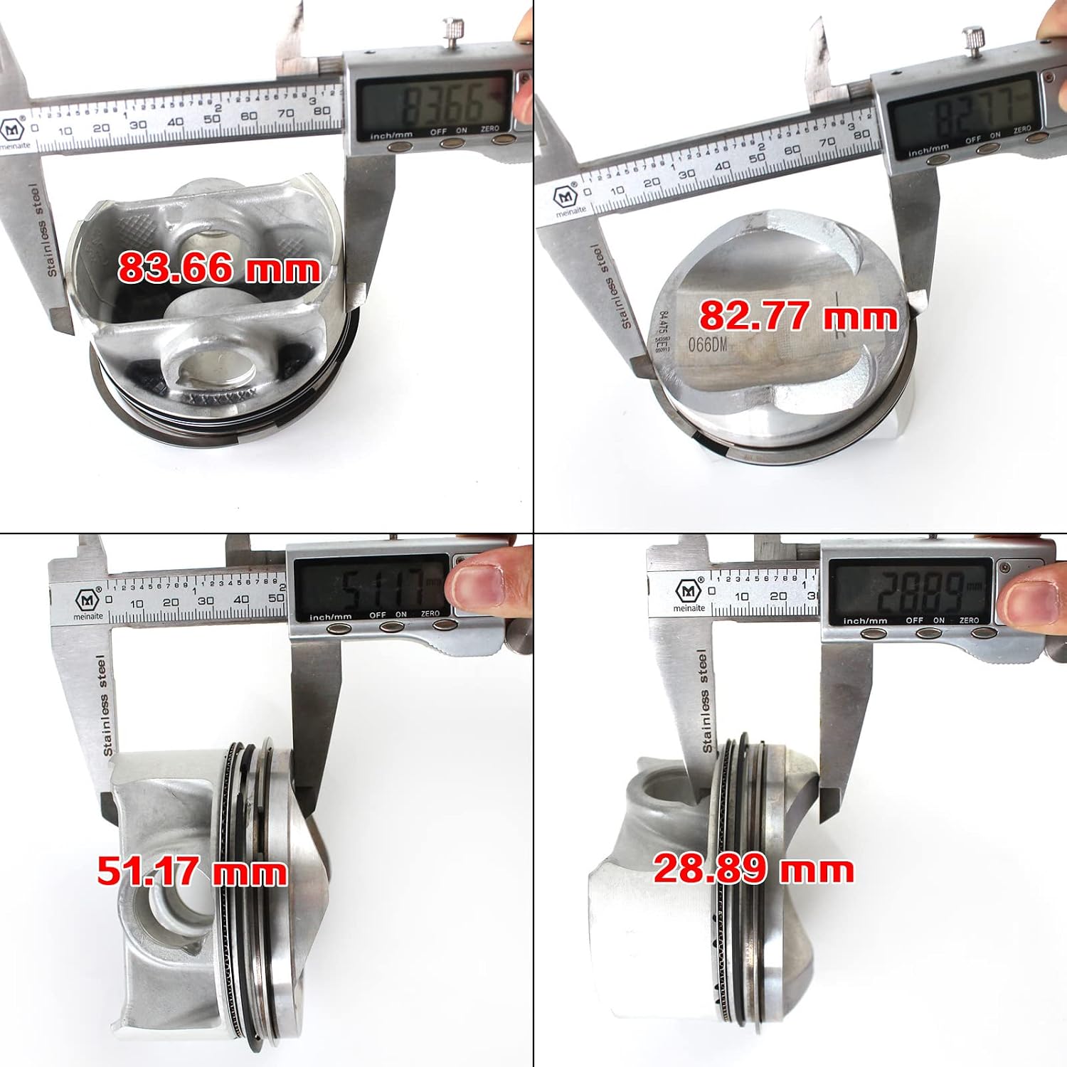 06E107066DM 06E107065DM Piston Assembly & Piston Ring Φ84.51mm Fits for Touareg 3.0T, for A5 A6 Q5 Q7 3.0T Piston Kit,With 6 Month Warranty