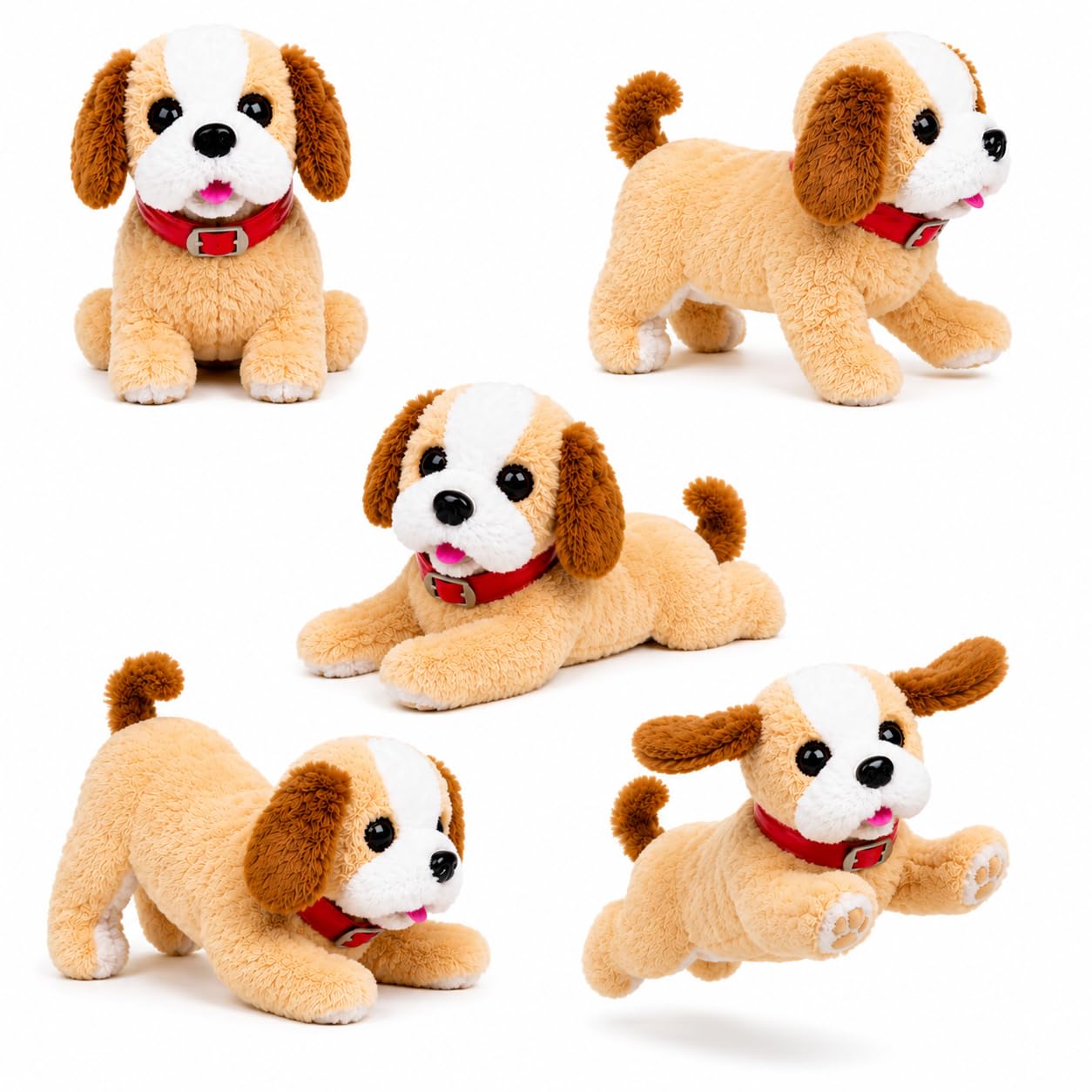 Reyansh HUB Hopping Walking Dog Toy for Kids, Battery Operated Plush Puppy with Sound, Wiggling Tail, Twitching Mouth & Nose, Interactive Educational Pet Toy for Boys & Girls (Ages 3+)-picture-31