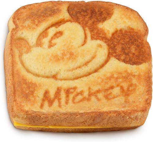 Miniatura 4 de Disney Mickey Mouse Sandwichera de Select Brands - Sandwichera eléctrica con platos de cocina antiadherentes y tapa de bloqueo, electrodoméstico de