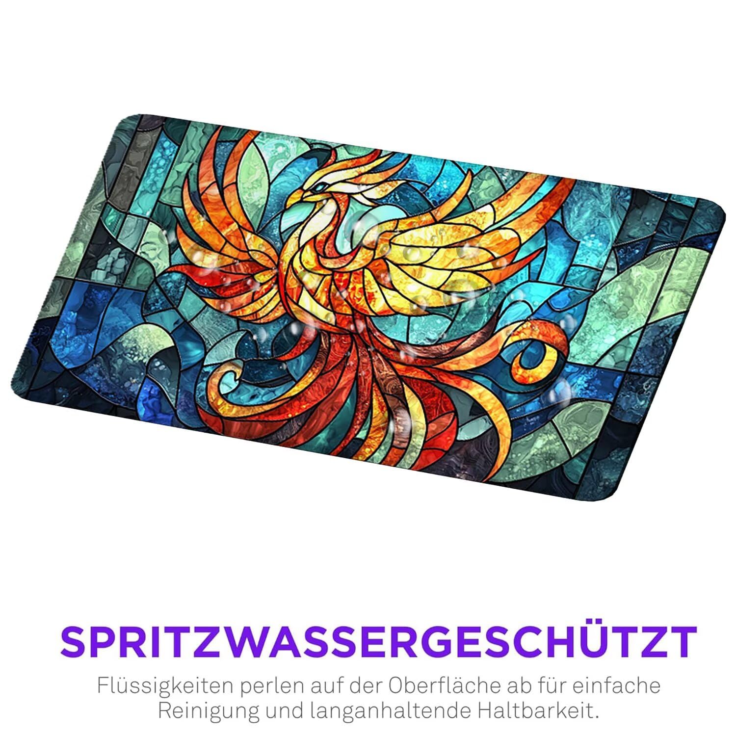 Podkładka pod mysz do gier, 1600 x 800 mm, XXL, duża gamingowa podkładka pod mysz, wodoodporna podkładka pod mysz, długa podkładka na biurko z przeszytymi krawędziami, mata na biurko z gumową podstawą