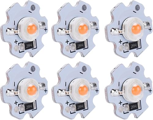 Miniatura 3 de Hyuduo 25 cuentas de lámpara LED, 200 lúmenes, 3 W, 5 V, chip LED de alta potencia, lámpara LED SMD para accesorios de iluminación de bricolaje (luz