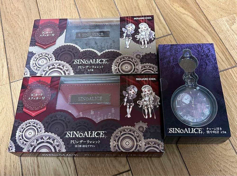 SINoALICE シノアリス チャーム付き懐中時計 3種セット SINoALICE シノアリス チャーム付き懐中時計 3種セット