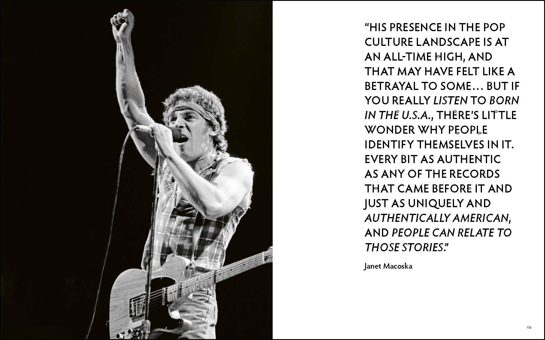 Bruce Springsteen Live by Janet Macoska /anglais: Live in the Heartland