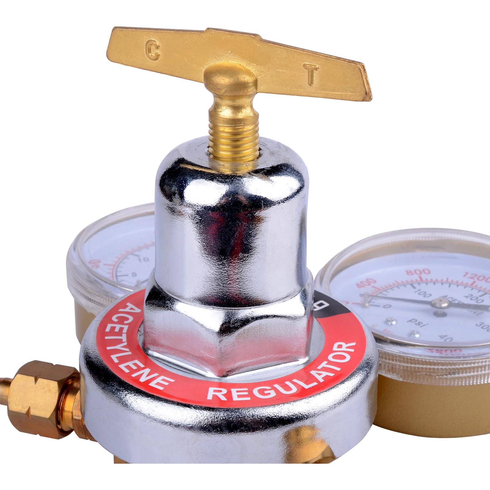Regulador de acetileno, soldador de gas de soldadura, medidor de gas de soldadura de acetileno para kits de corte de antorcha CGA 510