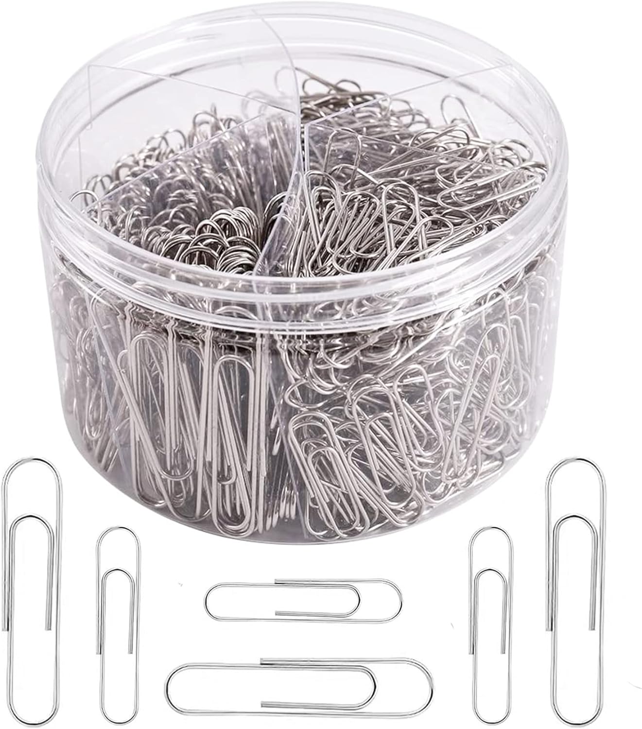 Paper Clips 2 Assorted Sizes 450 Count Paperclips Large Jumbo 50mm