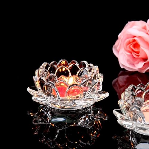 Miniatura 14 de Velas de té de rosa, 12 piezas hechas a mano delicadas velas de flores con 100 pétalos de rosa de seda, mini discos de vela para bodas, Rojo,Rosa