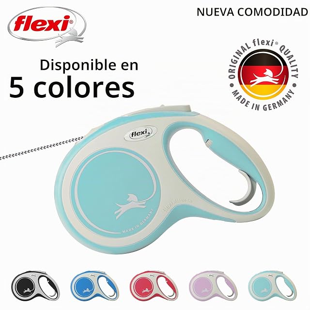 Foto 5 de 7 de Flexi New Comfort M Cordón 8 m (Azul Claro)