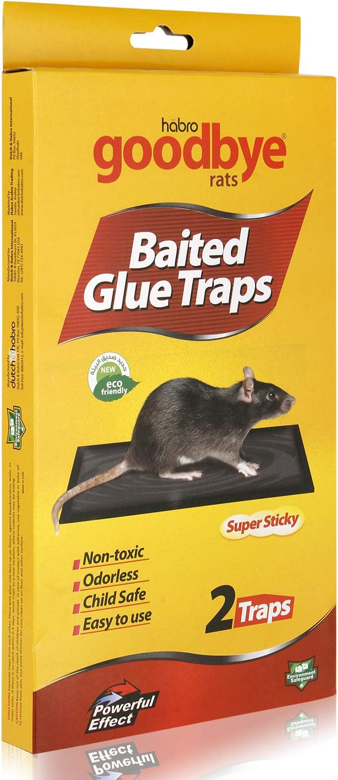 Habro Goodbye Baited Glue Trap for Rat (2 Pieces)