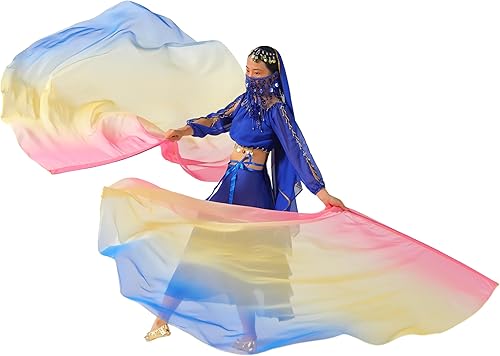 Vista 112 de MUNAFIE Worship Flags Set(2 Flags+2 Rods+1 Storage Bag) for Dance Church Flags for Worship Guard Flag Praise Dance Flags