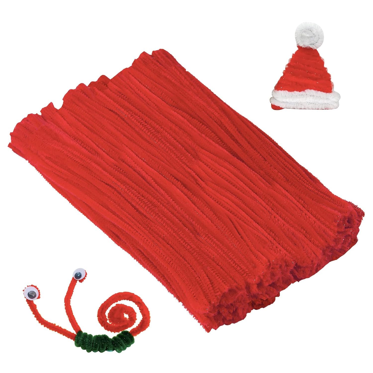 Colorful Pipe Cleaners for Crafts & Flowers -9