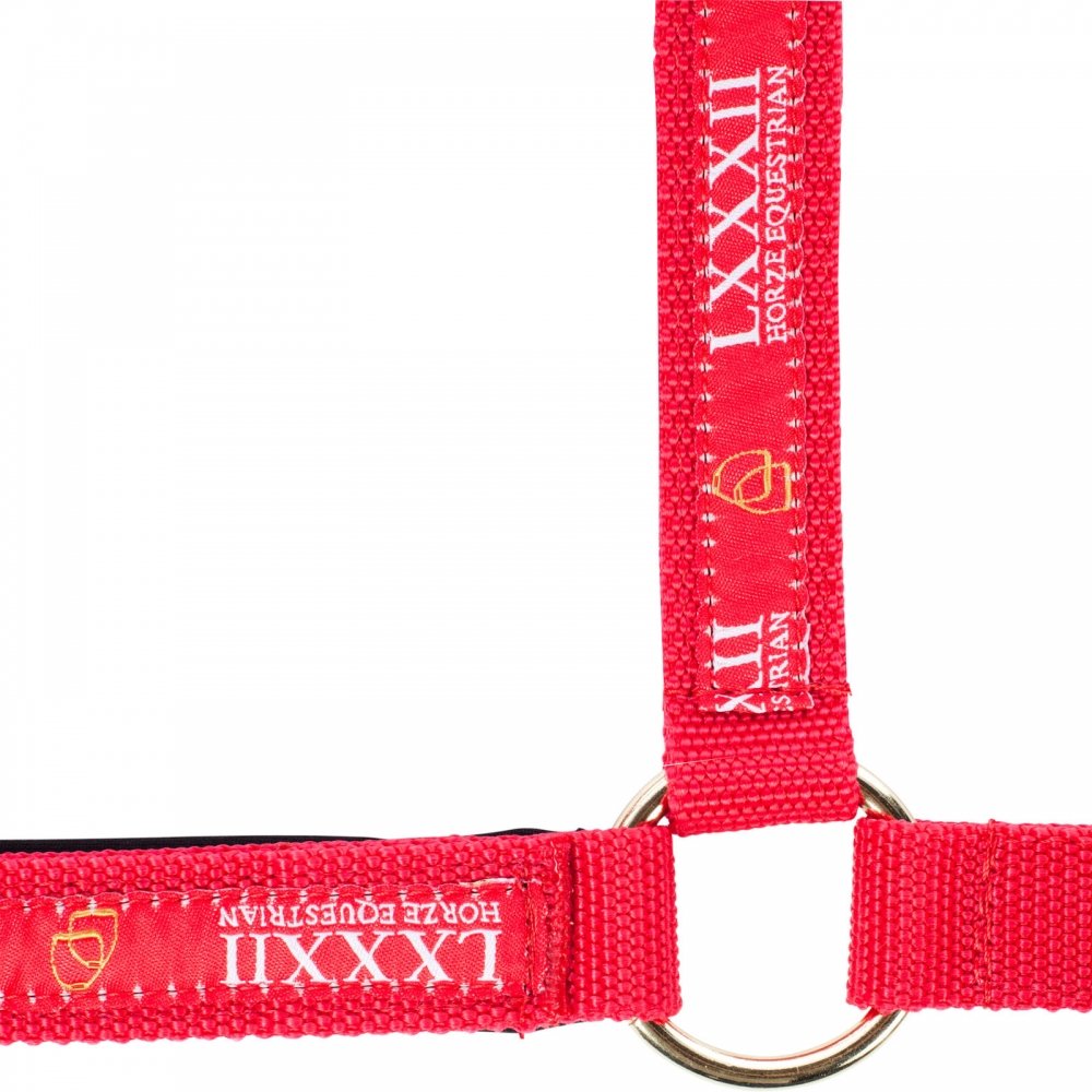HORZE Hamptons Halter - Red - Cob