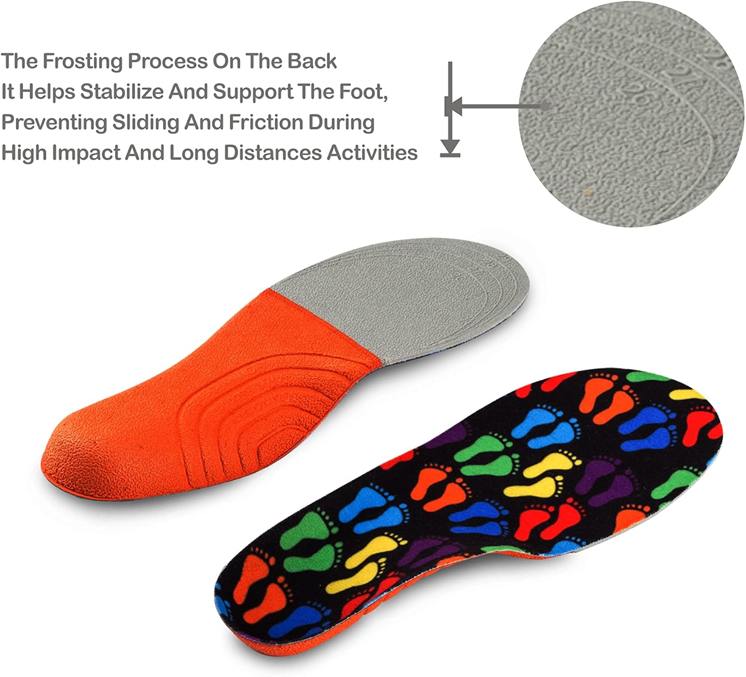 Orthotics Insole Kids - Orthotic Shoes Inserts for Flat Feet and Arch Support (Toddler 8-9.5) - Image 4